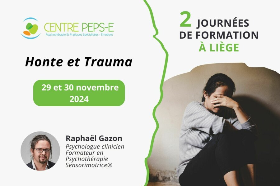 2 JOURNEES DE FORMATION : Honte et Trauma (Liège) - 29 et 30 novembre 2024